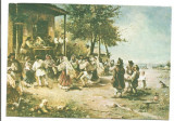 @ carte postala(ilustrata)-Theodor Amann-Hora de la Aninoasa, Necirculata, Printata