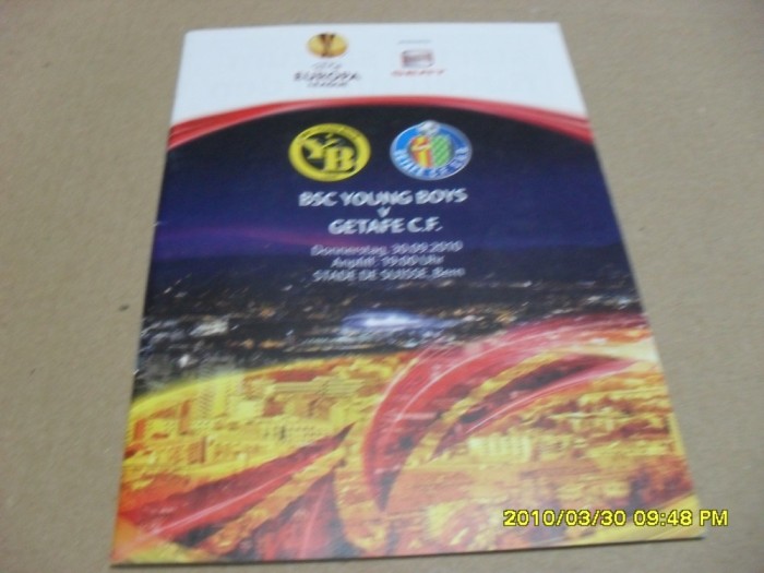 program Young Boys Berna - CF Getafe