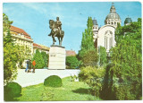@ carte postala(ilustrata)-TARGU MURES-Statuia lui Avram Iancu