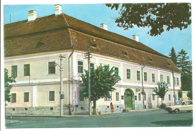 @ carte postala(ilustrata)-TARGU MURES-Biblioteca documentara S.Teleki foto