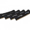 Memorie RAM Kingston, DIMM, DDR4, 16GB, 2400MHz, CL12, Kit 4*4GB, XMP HyperX Savage Black, 1.3V