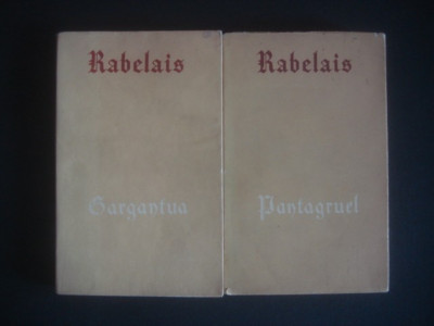 RABELAIS - GARGANTUA &amp;amp; PANTAGRUEL 2 volume {1939, limba franceza} foto