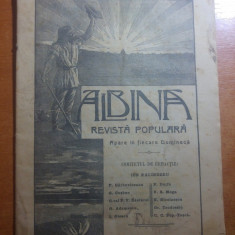 revista albina 24 septembrie 1906-art. si foto com. poroschia jud. teleorman