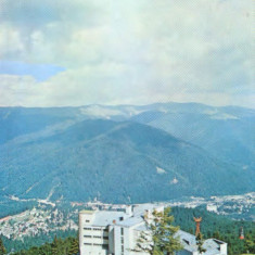 Ilustrata circulata 1972 - Sinaia-Valea Prahovei vazuta de la cota 1400 - 2/scan