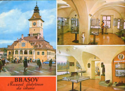 Ilustrata cu marca fixa circulata 1977 - Brasov - Muzeul de istorie - 2/scanuri foto