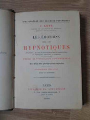 Les Emotions Chez Les Hypnotiques - J. Luys ,393113 foto