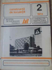 Constructii De Locuinte 2/1974 - Colectiv ,393070 foto