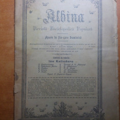 revista albina 18 noiembrie 1901-art. despre miscarea nationala 1857 din moldova