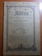 revista albina 22-29 decembrie 1902-nr. de craciun si poezie scrisa de g. cosbuc foto