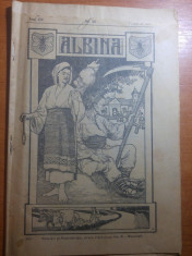 revista albina 27 martie 1911-art.si foto&amp;quot;pe malul prutului,schita din bucovina&amp;quot; foto