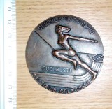 Cumpara ieftin RARA PLACHETA CLUBUL SPORTIV RAPID 50 ANI 1932-1982 GLORIE ATLETISMULUI FEROVIAR