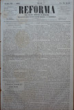 Reforma , ziar politic , comercial si literar , an 3 , nr. 9 , 1861 , Man. Neamt