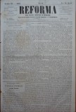 Reforma , ziar politic , comercial si literar , an 3 , nr. 9 , 1861 , Man. Neamt