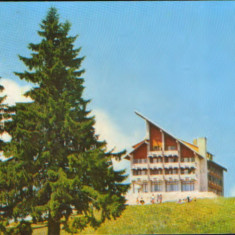 Ilustrata circulata 1969 - Predeal - Hotel Clabucet - Plecare - 2/scanuri