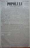 Cumpara ieftin Poporul , ziar politic , comercial si literar , an 3 , nr. 4 , 1861