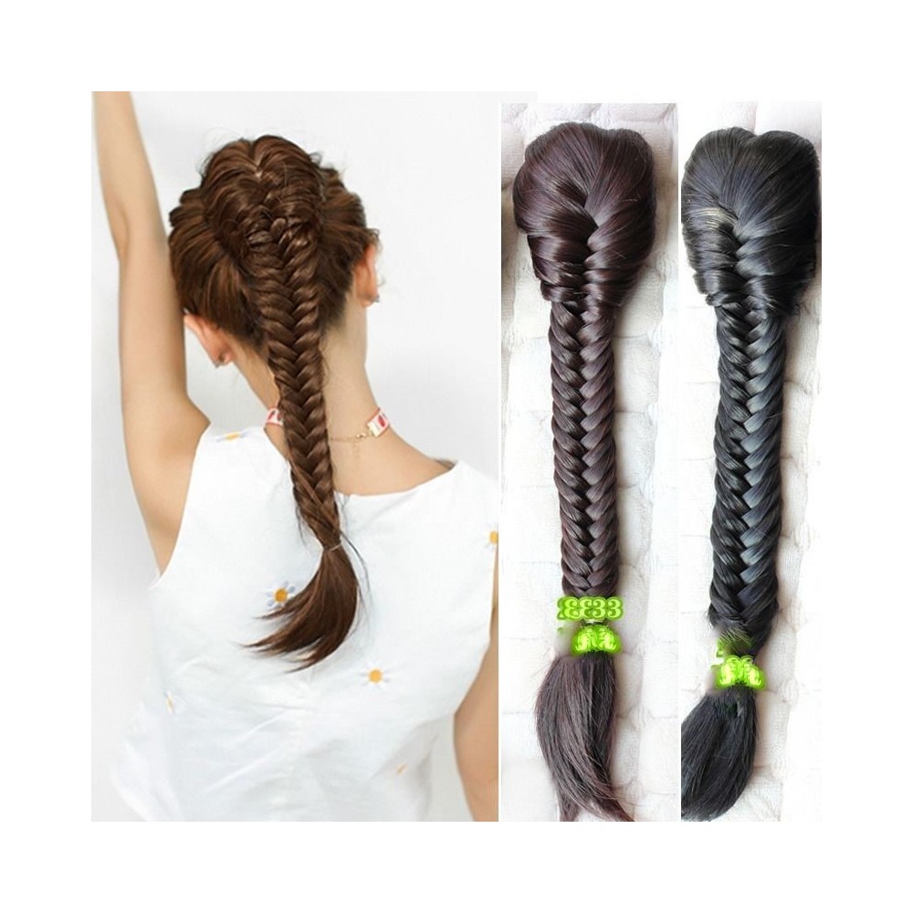 Extensie Coada Neagra Extensii Coada Par Impletit Negru Coada Par