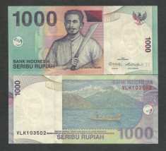 INDONEZIA INDONESIA 1000 1.000 RUPII RUPIAH 2013 , UNC [1] P-141m , necirculata foto