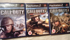 Trilogia Call of Duty, PS2, original, alte sute de jocuri! foto