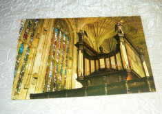 Cp orga muzicala arta vitralii biserica ANGLIA - 2+1 gratis - RBK24168 foto