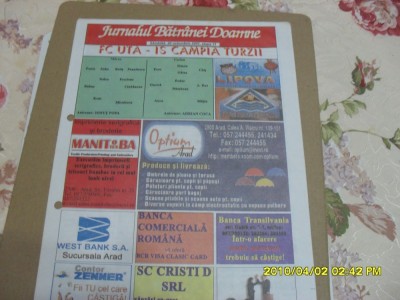 program UTA - Ind.S.C. Turzii foto