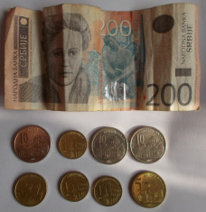 Lot set monede straine Serbia foto
