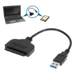 Cablu adaptor USB 3.0 la SATA 3 22 pini pt HDD / SSD hard disk laptop 2.5 inch