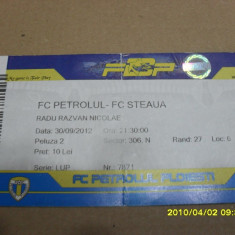 Bilet Petrolul Pl. - Steaua