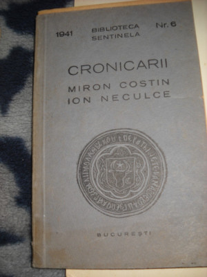CRONICARII - MIRON COSTIN &amp;amp; ION NECULCE foto