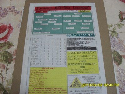 program UTA - FC Baia Mare foto