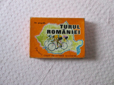 Joc vechi Turul Romaniei - joc geografic, joc vechi comunist, joc de colectie foto