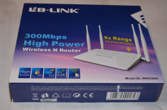 Router Wireless B-Link BL-WR4300H, 300Mbps, Antene externe 4x5dBi - poze reale foto