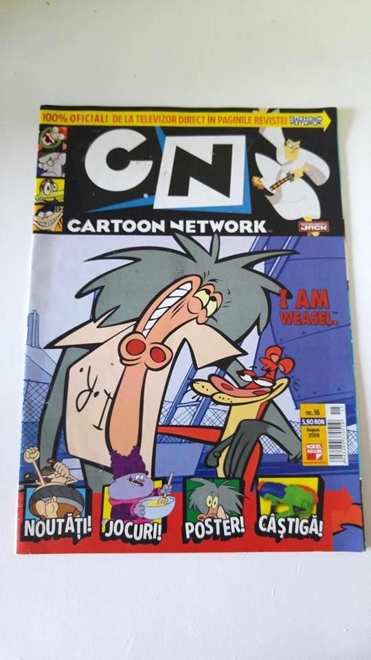 Revista Cn Cartoon Network Nr 16 Din August 2009 Cu Poster In Mijloc Arhiva Okazii Ro