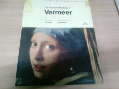 THE COMPLETE PAINTINGS OF VERMEER +JOHNJACOB +PIERO BIANCONI foto