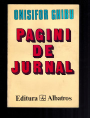 Onisifor Ghibu - Pagini de jurnal, 1935 -1963, format mare, 434 pagini foto