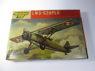 f Macheta avion vechi LWS CZAPLA (RWD-14b) model kit Polonia foto