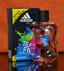 Parfum Adidas- Team Five Special Edition- Eau De Toilette 100ML,aproape nou #445 foto