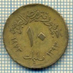 8400 MONEDA- EGYPT - 10 MILLIEMES -anul 1973 -starea ce se vede