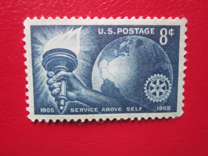 TIMBRE AMERICA SERIE NEUZATA