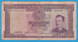 (1) BANCNOTA MOZAMBIC - 500 ESCUDOS 1953 (30 IULIE), COLONIE PORTUGHEZA,MAI RARA