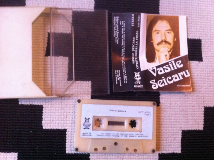 Vasile Seicaru Citeste numai la final 1992 album caseta audio muzica pop rock folk electrecord STC 00802