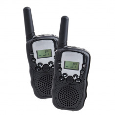 Resigilat : Statie radio walkie talkie PNI PMR T8 emisie receptie, set 2 buc foto