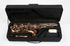 Tenor Saxafon AURIU+ARGINTIU SAX curbat Karl Glaser Sax Saxophone Si b Bb foto
