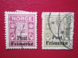 TIMBRE NORVEGIA STAMPILATE