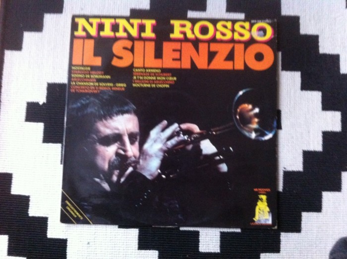 Nini Rosso Il silenzio 1975 disc vinyl lp muzica pop usoara jazz pickwick Fr VG+