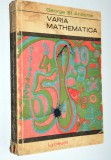 Varia Mathematica - George St. Andonie - 1969