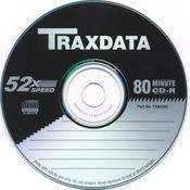 CD-R TRAXDATA 52X SHRINK 100 NEGRE foto