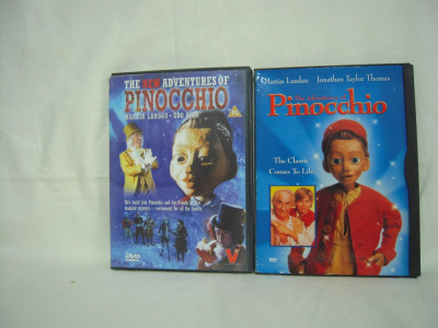 2 DVD-uri cu filmul Pinochio, originale , zona 1 foto