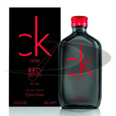 Calvin Klein CK One Red Edition, 100 ml, Apa de toaleta, Unisex foto