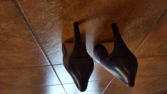 Pantofi de piele Kiomi Decollete-Blu foto
