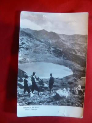 Ilustrata Masivul Retezat - Lacul Zanoaga anii &amp;#039;60 foto